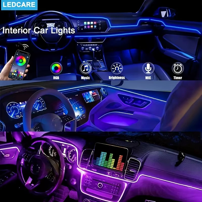 Ambient Car Led Strip Lights Kit