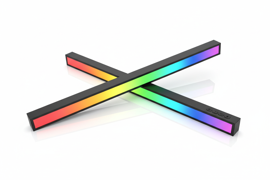 2Pcs/Set RGB Smart LED Light Bars