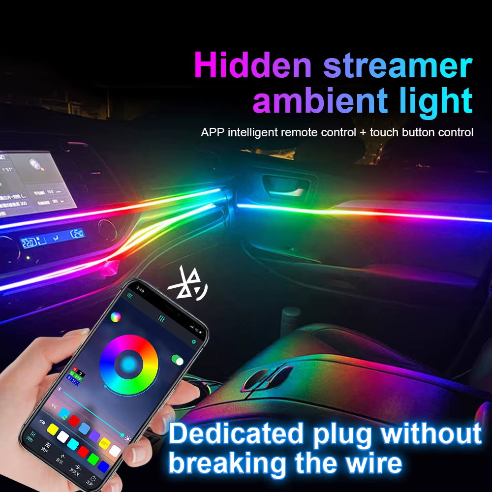 2Pcs/Set RGB Smart LED Light Bars